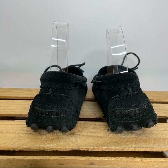 Minnetonka Black Suede Loafers - Picture 5 of 10